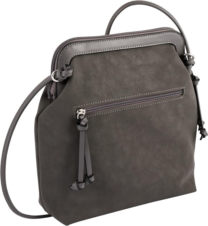 TOM TAILOR Damen Salena Umhängetasche Dark Grey, Dark Grey