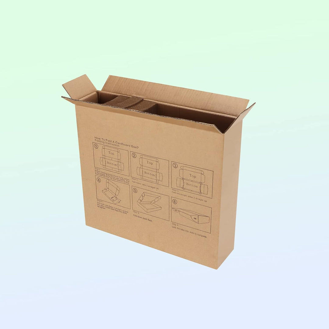 HORLIMER 50 Stück Versandkartons Kleine Kartons Boxen, Faltkarton Verpackungskartons für Warensendun