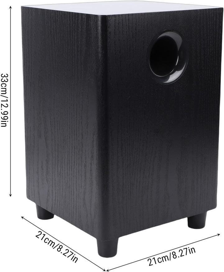 VBESTLIFE 6,5-Zoll-Passiv-Subwoofer, 100-W-Hochleistungs-MDF-Lautsprecher für Tiefe Bässe, mit Boden