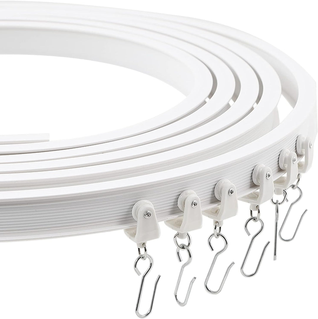 Trimold Premium 6 m Deckenvorhangschienensystem, flexibles und langlebiges Design für müheloses Glei