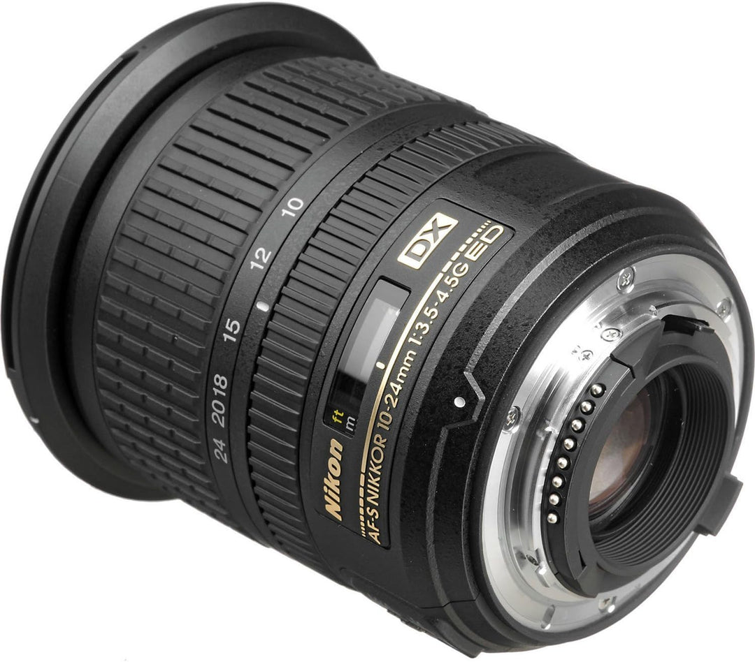 Nikon AF-S DX Nikkor 10-24mm 1:3,5-4,5G ED Objektiv (77 mm Filtergewinde) schwarz Single, Single