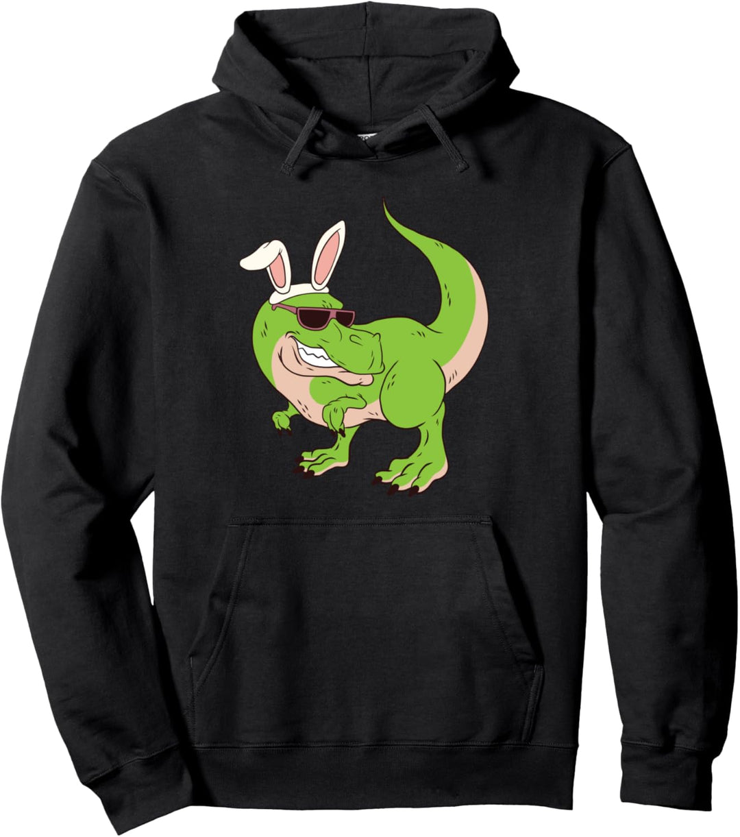 Lustige Dinosaurier Hasenohren Jungen Mädchen Kinder Ostern Pullover Hoodie