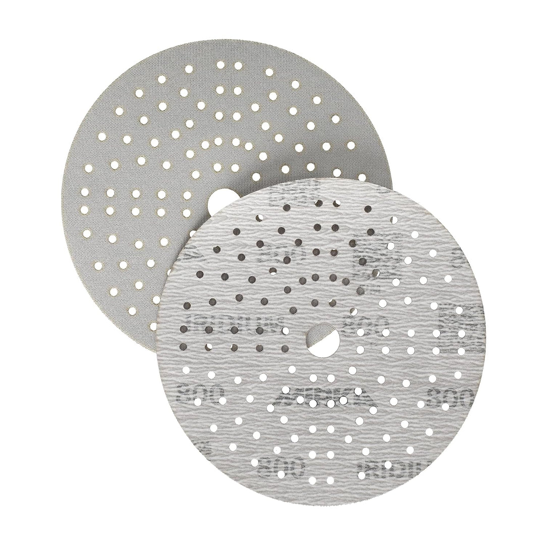 Mirka Iridium Premium-Schleifpapier Ø 150mm Klett 121-Loch, Korn 800, 50 Stk/Zum Schleifen von Lack,