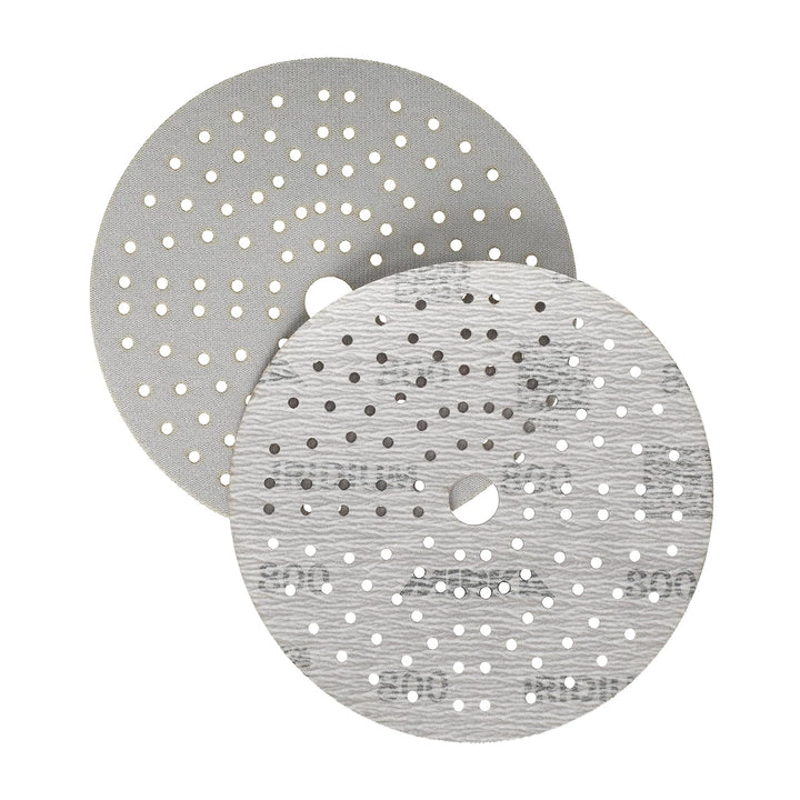 Mirka Iridium Premium-Schleifpapier Ø 150mm Klett 121-Loch, Korn 800, 50 Stk/Zum Schleifen von Lack,