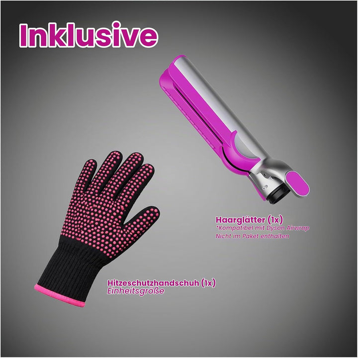 Haarglätter Aufsatz für Dyson Airwrap von MMOBIEL – Kompatibel mit HS01, HS05 &amp; HS08 – Airflow Haarg