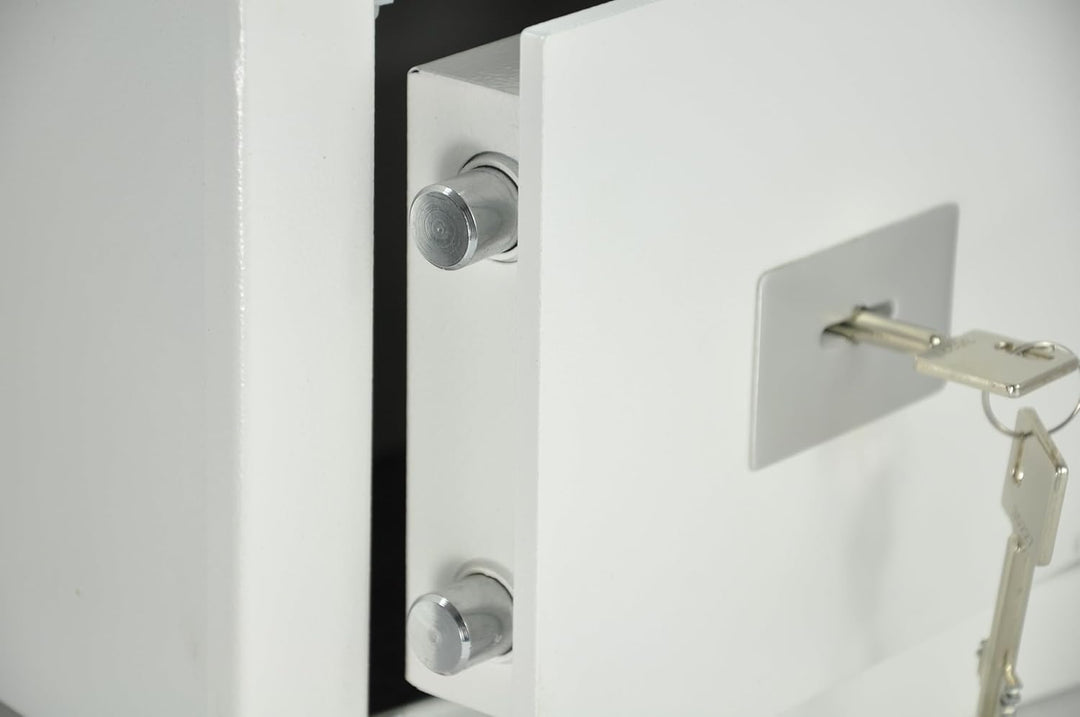ALSTEN TECH Wandsafe Einmauertresor 310 x 210 x 150 mm 5,5 kg Schlüsseltresor mit Doppelbartschloss