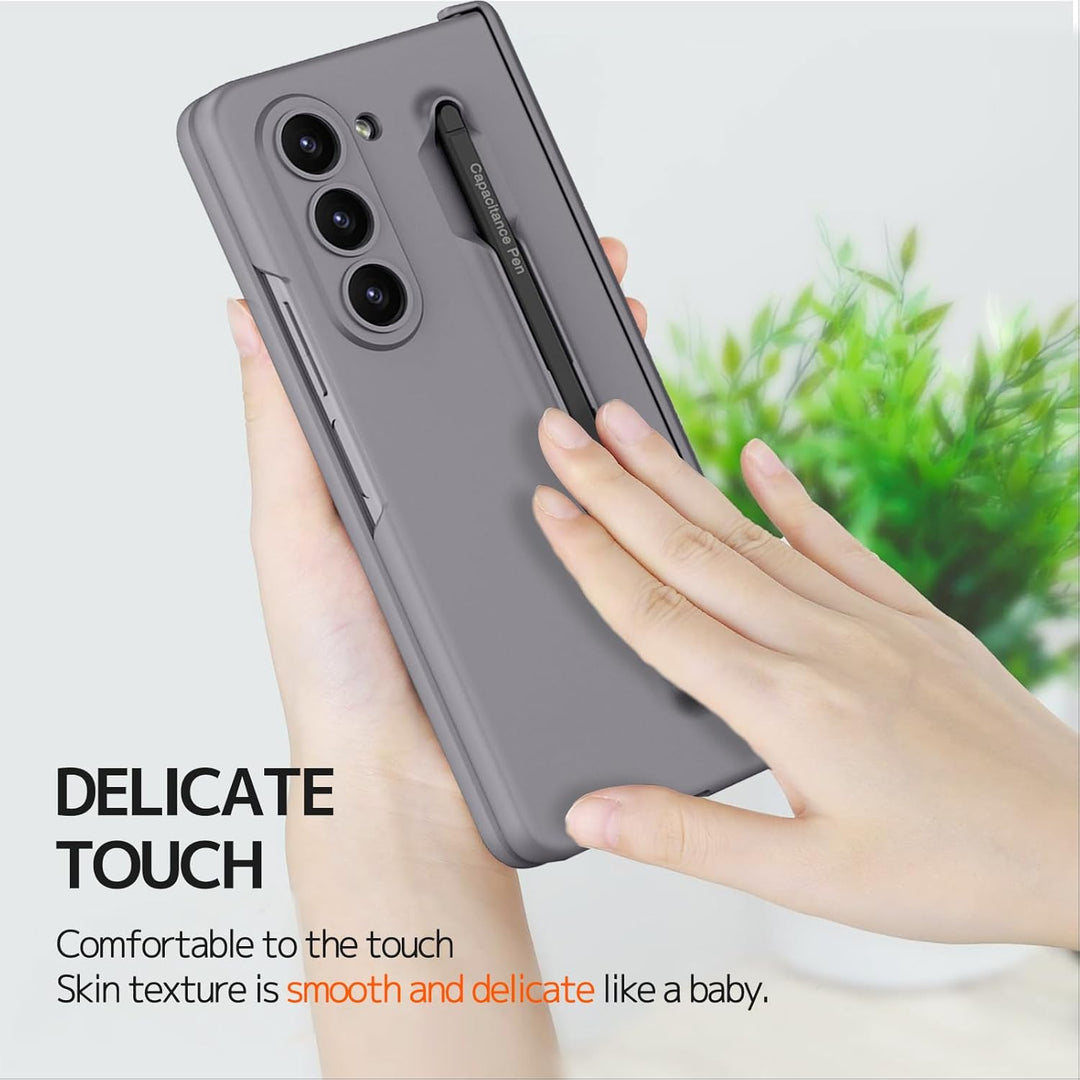 NINKI S Pen Case für Samsung Galaxy Z Fold 6 handyhülle mit Slim S Pen Halter Magnetic Scharnier,4 i