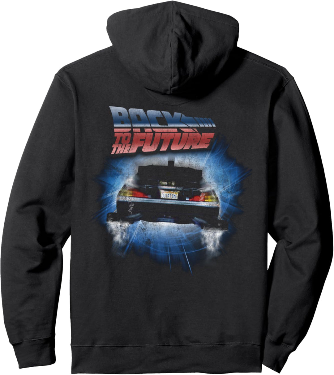 Back To The Future DeLorean Breakthrough Pullover Hoodie