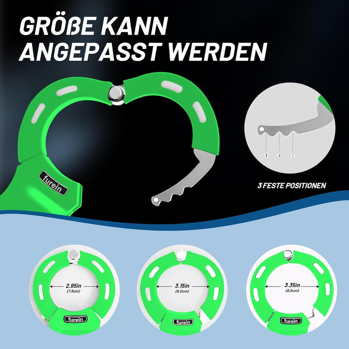Schloss für E Scooter 8mm,Handschellenschloss,Fahrradschloss Schlüssel,Silikonschutz Gegen Kratzer S