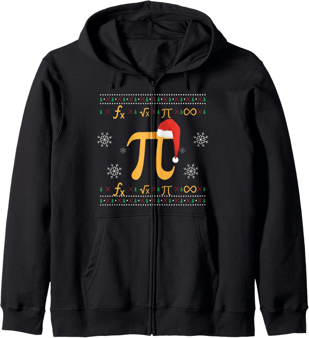 Ugly Christmas Pi Mathe Lehrer Kapuzenjacke