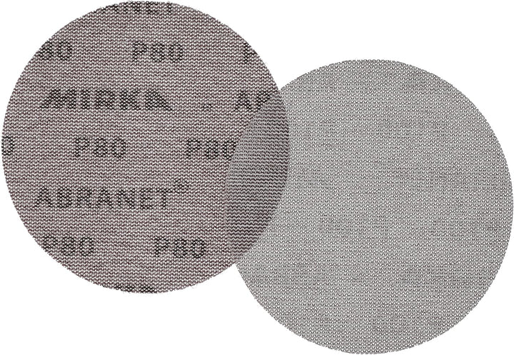 50x MIRKA Haftschleifscheibe ABRANET Grip 150mm K.150 f.HO/Metall/Lack/Ku. P150 Single, P150 Single