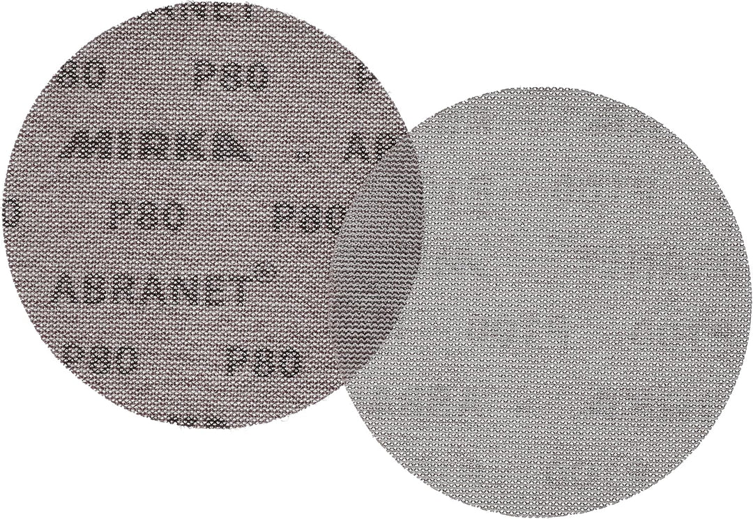 50x MIRKA Haftschleifscheibe ABRANET Grip 150mm K.120 f.HO/Metall/Lack/Ku. P120 Single, P120 Single