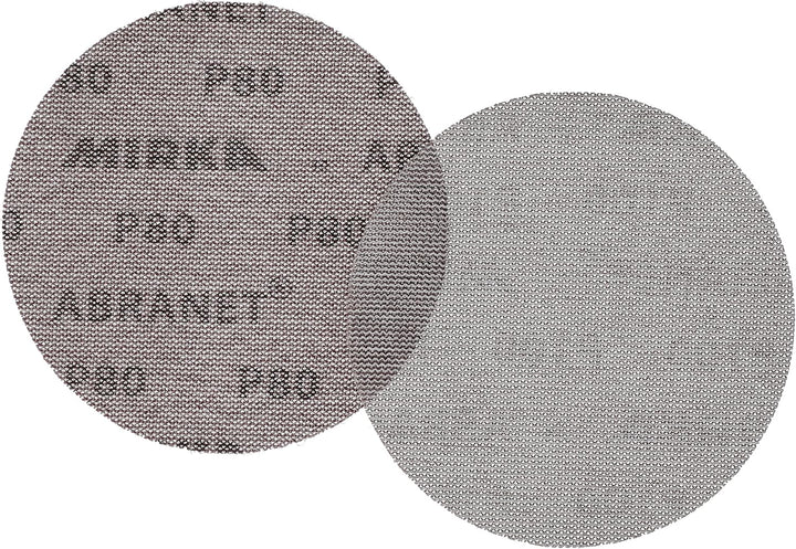 50x MIRKA Haftschleifscheibe ABRANET Grip 150mm K.120 f.HO/Metall/Lack/Ku. P120 Single, P120 Single