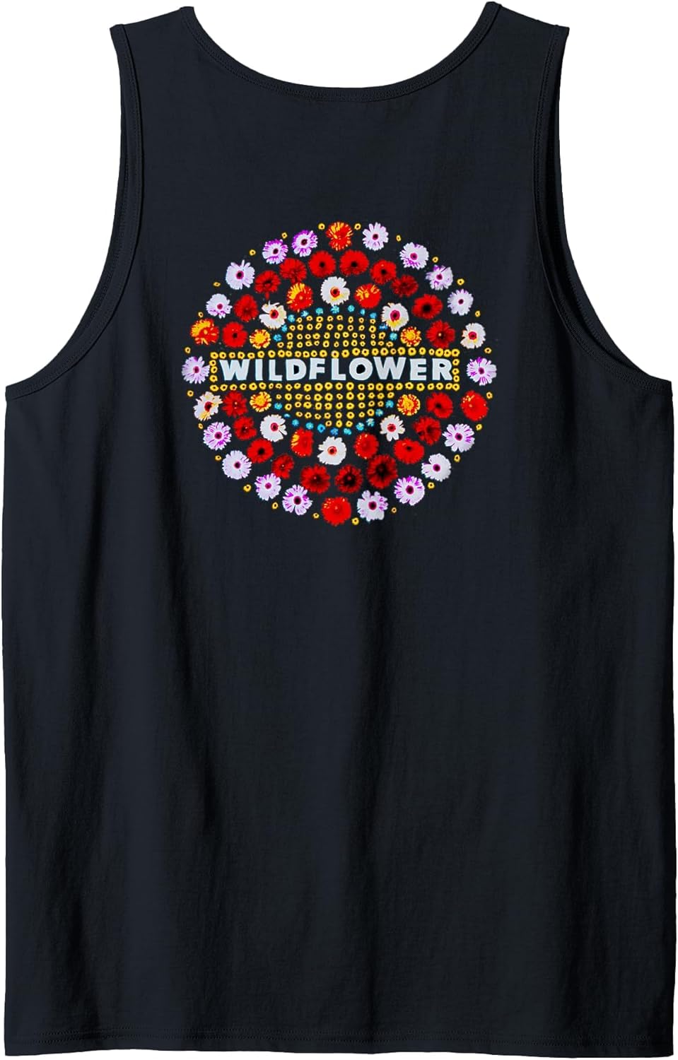 5 Seconds of Summer - Logo Wildflower Back Print Tank Top