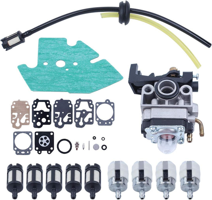 Vergaser Kraftstofffilterleitung Vergaser Membransatz für Honda GX25 GX25N GX25NT FG110 FG110K1 HHT2