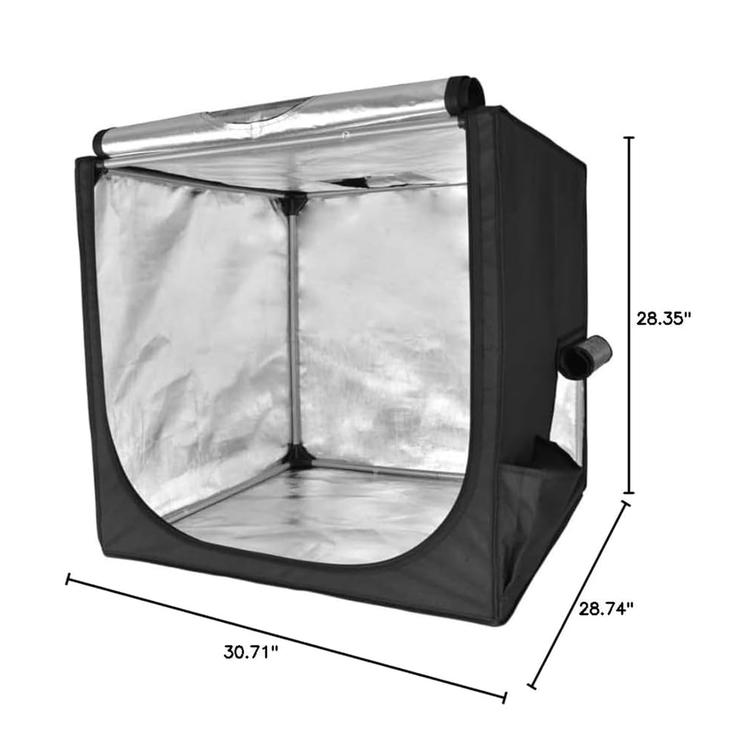 Longer 3D Drucker Gehäuse – Feuersicher, Staubdicht & Temperaturkonstant (73x76x72 cm) – Aus PVC-bes