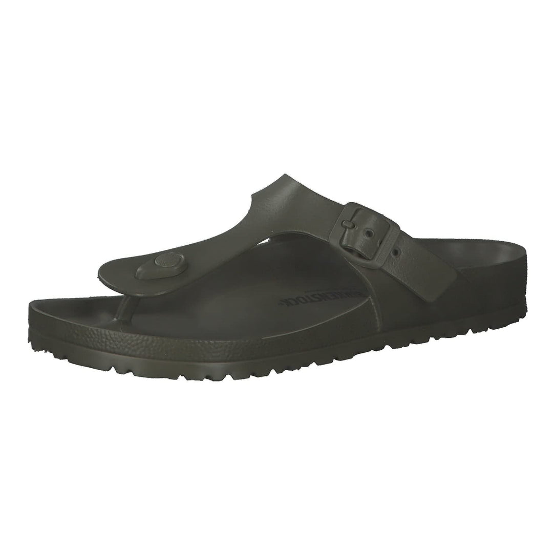 BIRKENSTOCK Unisex-Erwachsene Gizeh FL Zehentrenner 36 EU Khaki, 36 EU Khaki