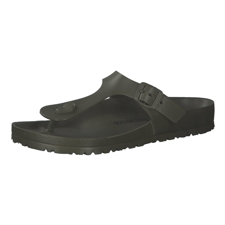 BIRKENSTOCK Unisex-Erwachsene Gizeh FL Zehentrenner 36 EU Khaki, 36 EU Khaki