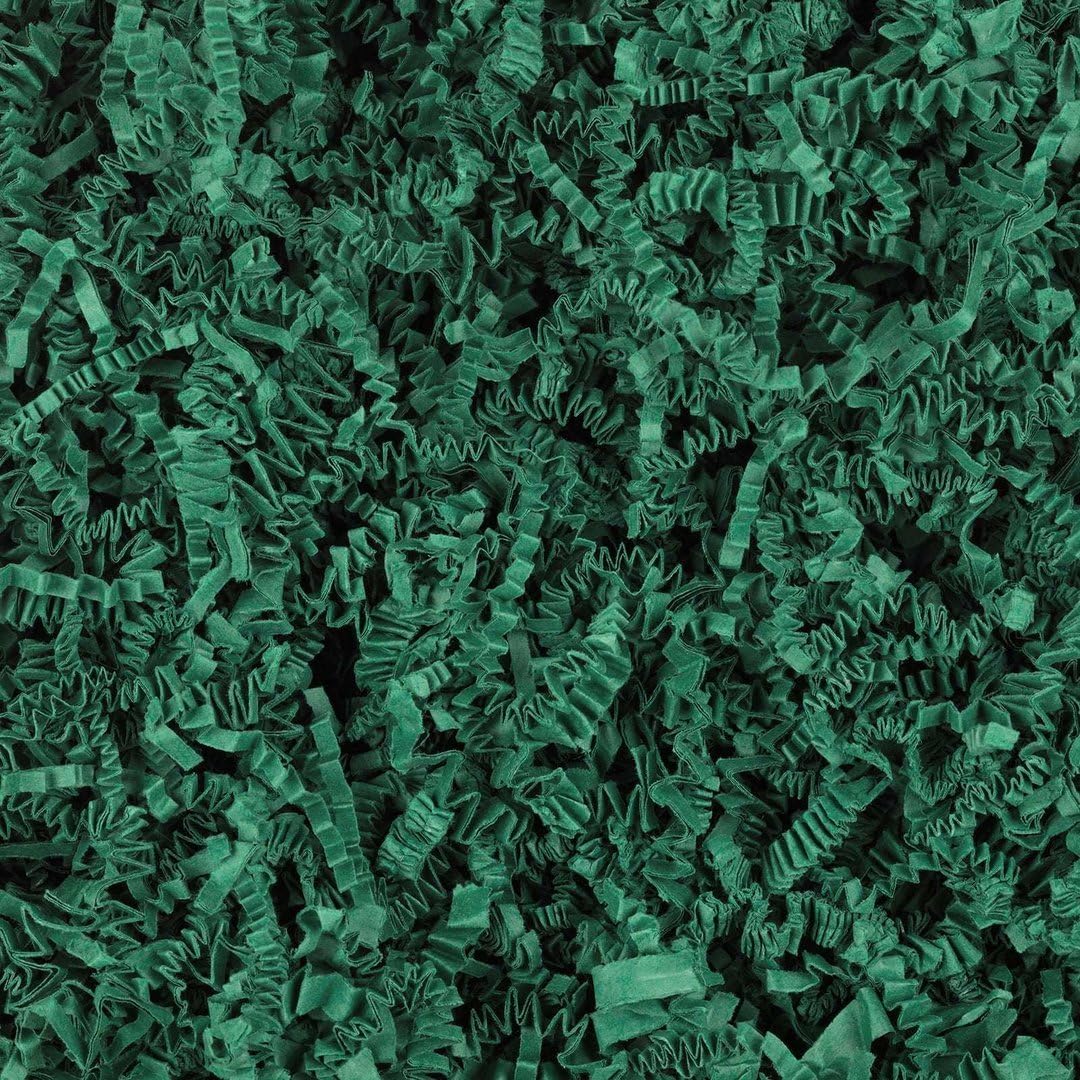 SizzlePak Waldgrün, grünes Füllmaterial und Polsterpapier zum Füllen, Polstern, Ausstopfen, Dekorier