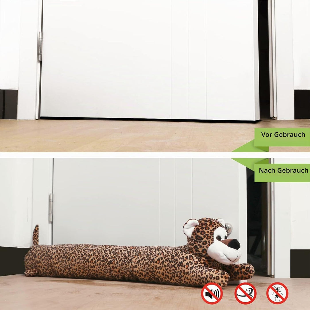 Robuster Zugluftstopper für die Tür, 91,4 cm, 1,4 kg, dekorativer schalldichter Tür-Zugluftblocker,