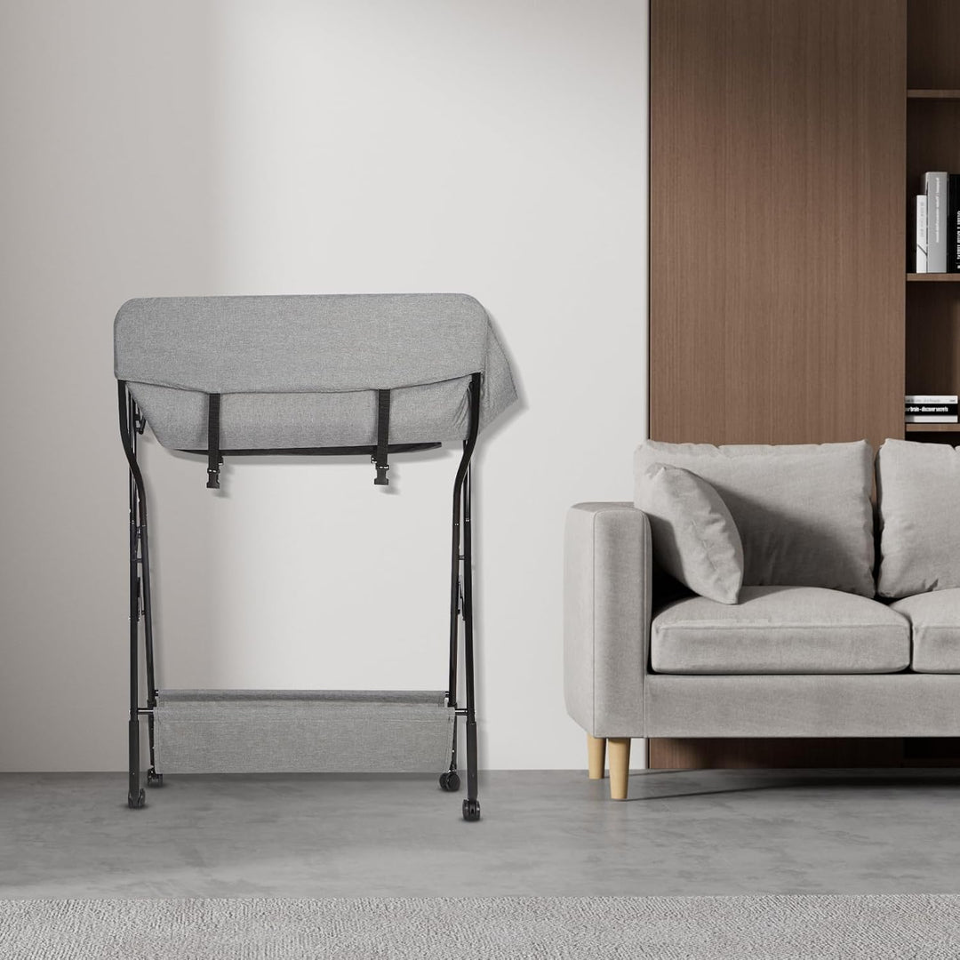 Wickeltisch Faltbar und Tragbar 3 in 1, max. Belastung 25 kg für neue, Wickeltisch mit Aufbewahrungs