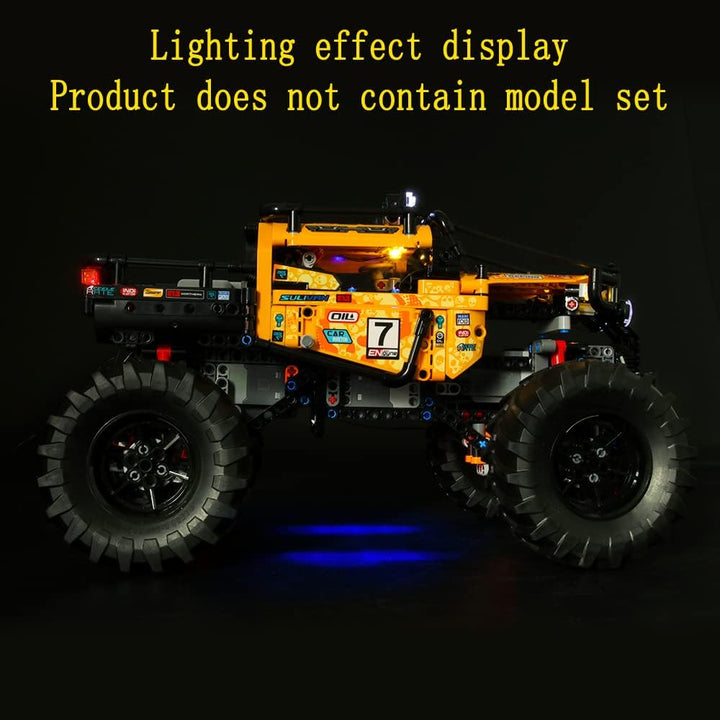 GEAMENT Licht-Set Kompatibel mit Lego 4x4 Allrad Xtreme-Geländewagen (4X4-treme Off-Roader) - Beleuc