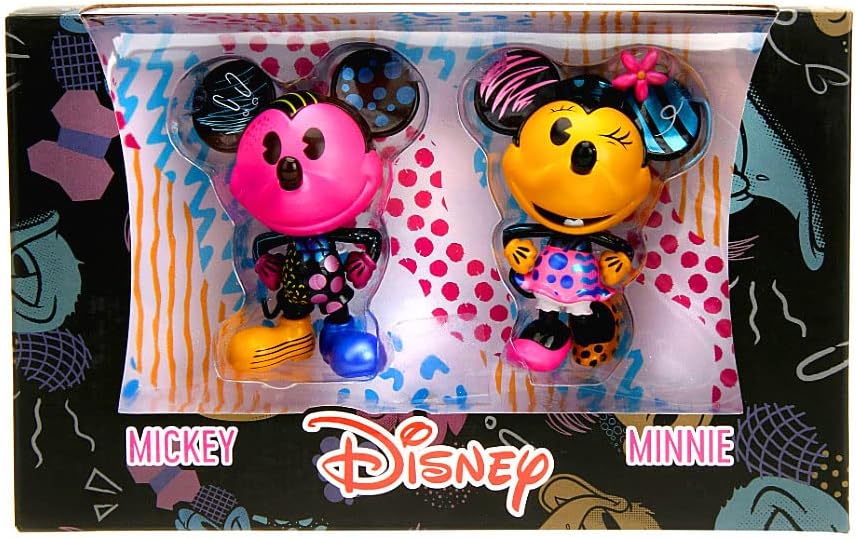 Jada Toys Mickey&Minnie Designer 4" Fig. Twin Pack