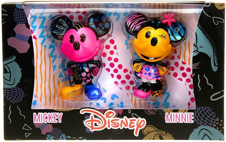 Jada Toys Mickey&Minnie Designer 4" Fig. Twin Pack