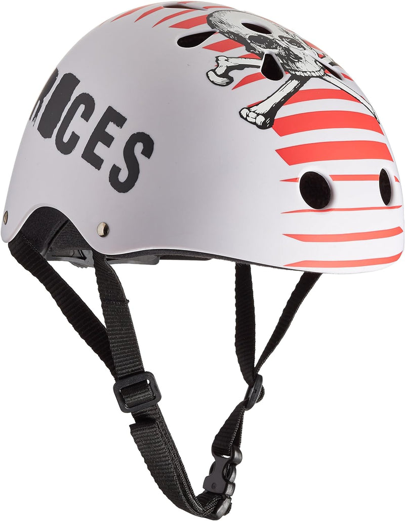 Roces Ce Skull 800 Helm M white/Red, M white/Red