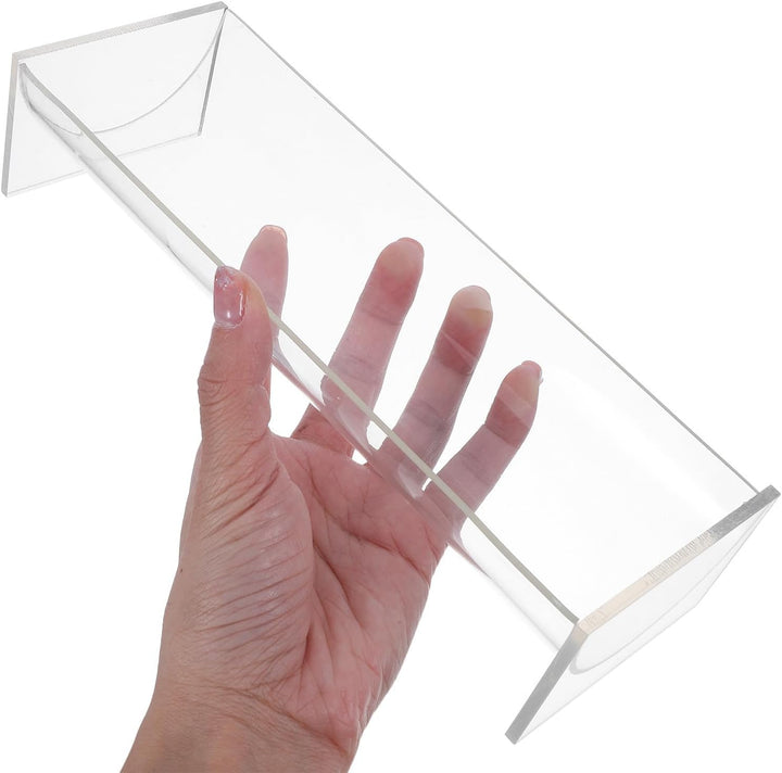 MAGICLULU Elegantes Transparentes Acryl Macaron Tablett für Desserts und Macarons Stabil und Leicht