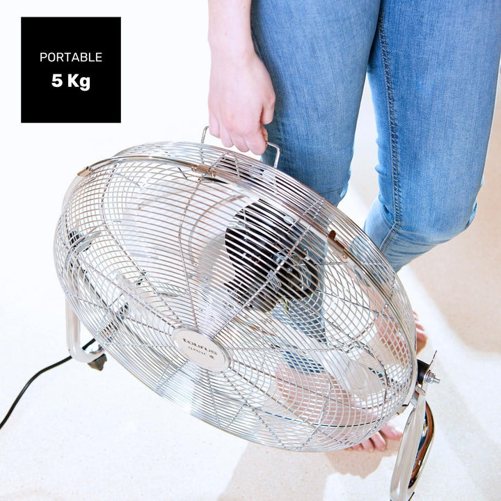 Taurus Alpatec Luftsprudler SIROCCO 18, 944656, 120 W, 45 cm Durchmesser, Chrom