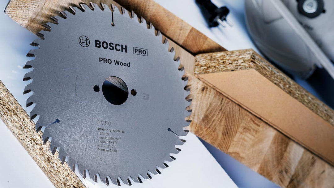 Bosch 1x PRO Wood Kreissägeblatt für Akku-Handkreissägen (für Weichholz, Hartholz, Ø mm, Professiona