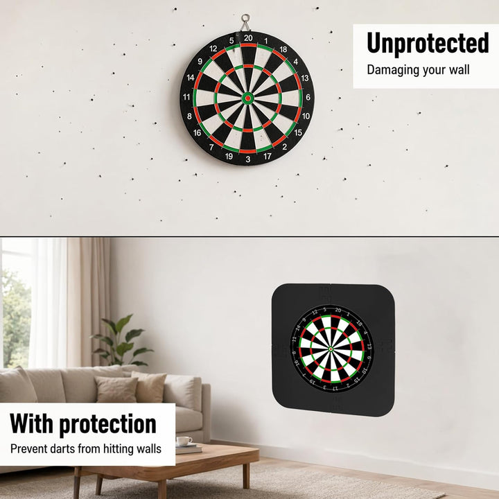 Dartscheibe Schutzring, Wandschutz für Dartboard, Eva Dartscheibe Umrandung, Surround Auffangring Da