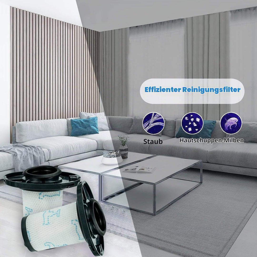 HEPA Filter für Rowenta X-Force Flex 11.60 / X-Force Flex 14.60/15.60 Akku-Staubsauger ，Filter Ersat