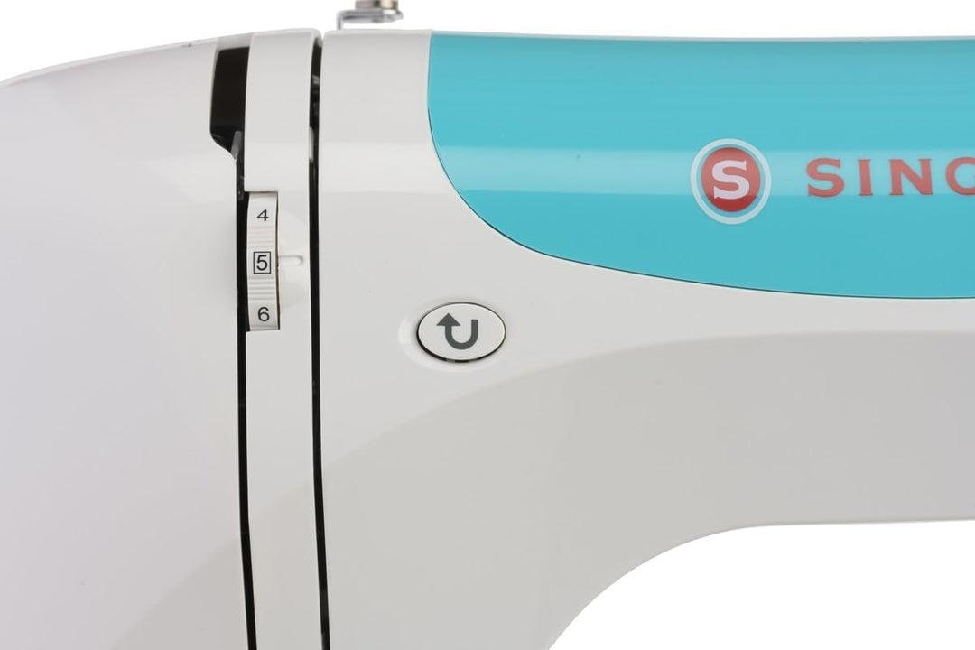 Singer C5205 Nähmaschine, weiss/blau Weiss, Türkisblau, Weiss, Türkisblau