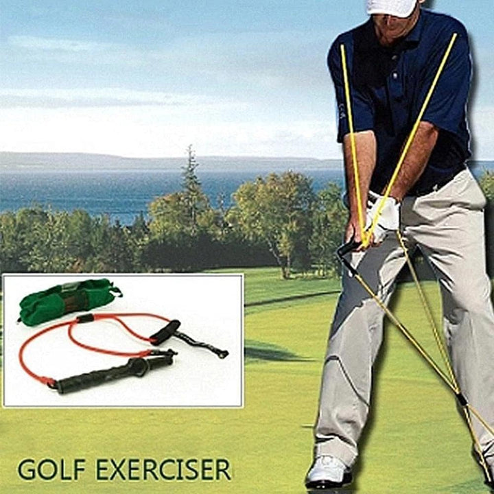 HUSHUI Golf Gym Power Swing Trainer Widerstandsbänder, Golf Swing Trainer Indoor Golf Übungsbänder S