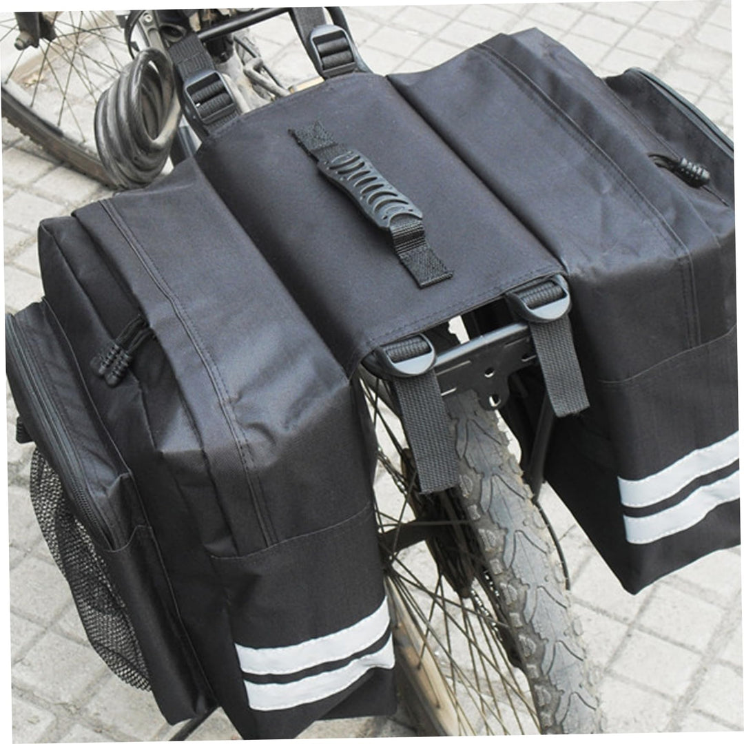 Fahrrad-Satteltasche, 30 l, grosses Fassungsvermögen, Fahrradträgertasche, wasserdicht, doppelseitig
