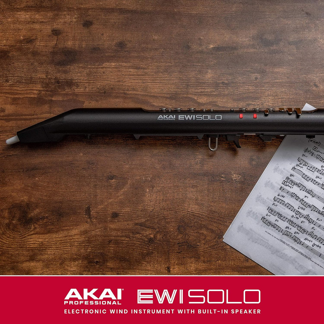 AKAI Professional EWI Solo - Elektronisches Blasinstrument mit eingebautem Lautsprecher, wiederaufla