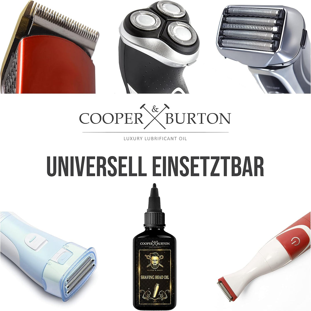 Scherkopf Öl &amp; Scherkopfreiniger als SPARSET Scherkopf Pflege für Haarschneidemaschine, Haarschneide