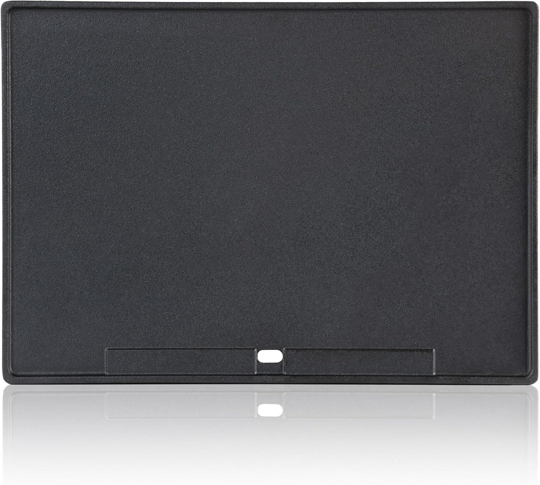BBQ-Toro Gusseisen Grillplatte | 42,5 x 31,5 cm | Wendeplatte, beidseitig verwendbar | Rechteckig, U