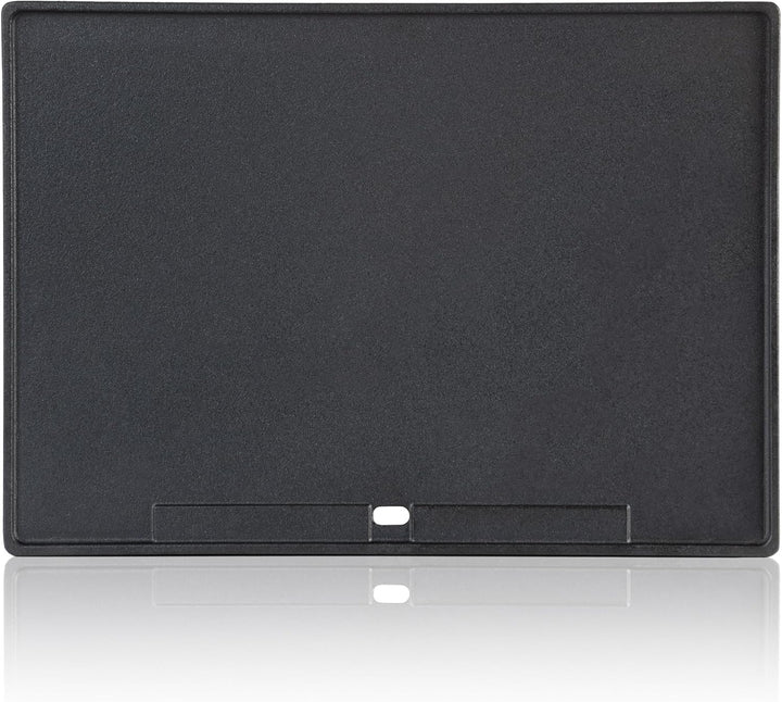 BBQ-Toro Gusseisen Grillplatte | 42,5 x 31,5 cm | Wendeplatte, beidseitig verwendbar | Rechteckig, U