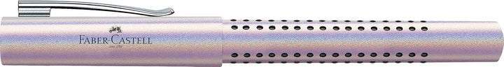 Faber-Castell 140844 - Füller Grip Edition Glam, Federbreite M, pearl, 1 Stück Pearl 1 stück (1er Pa