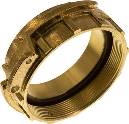Tankwagenkupplung Vaterteil G 4", Messing Werkstoff:Messing DN:100mm Gewinde innen:G 4"