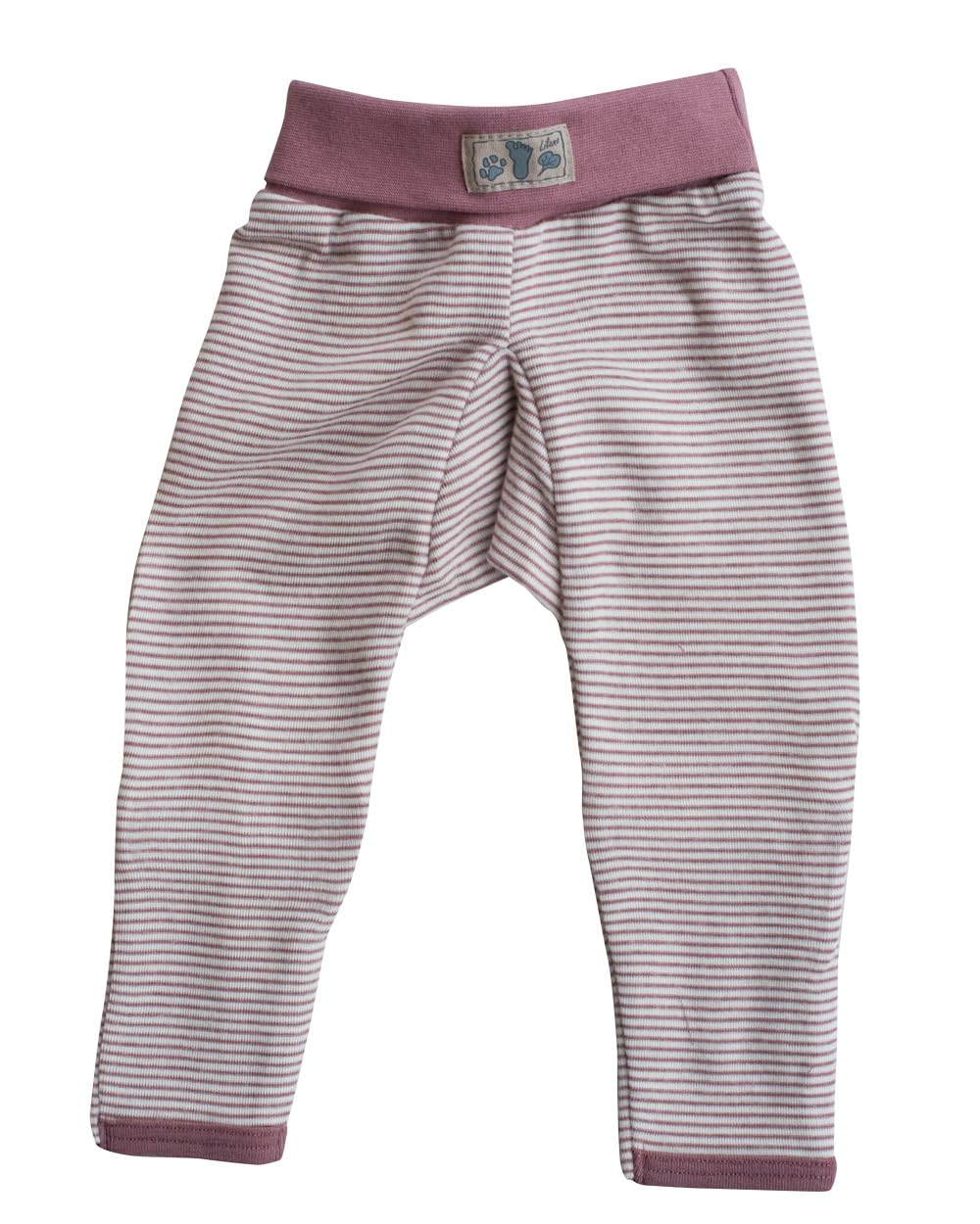 Lilano, Merino Baby Hose Nabelbund mit Umschlag, 70% Wolle (Bio), 30% Seide, 210gr./m² 80 Mauve / Na