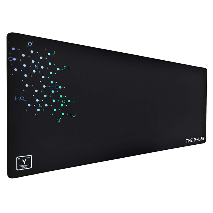 THE G-LAB - PAD YTTRIUM - Rutschfestes Mauspad XXL 900 * 400 * 4mm für Mäuse, Tastaturen und Gamingz