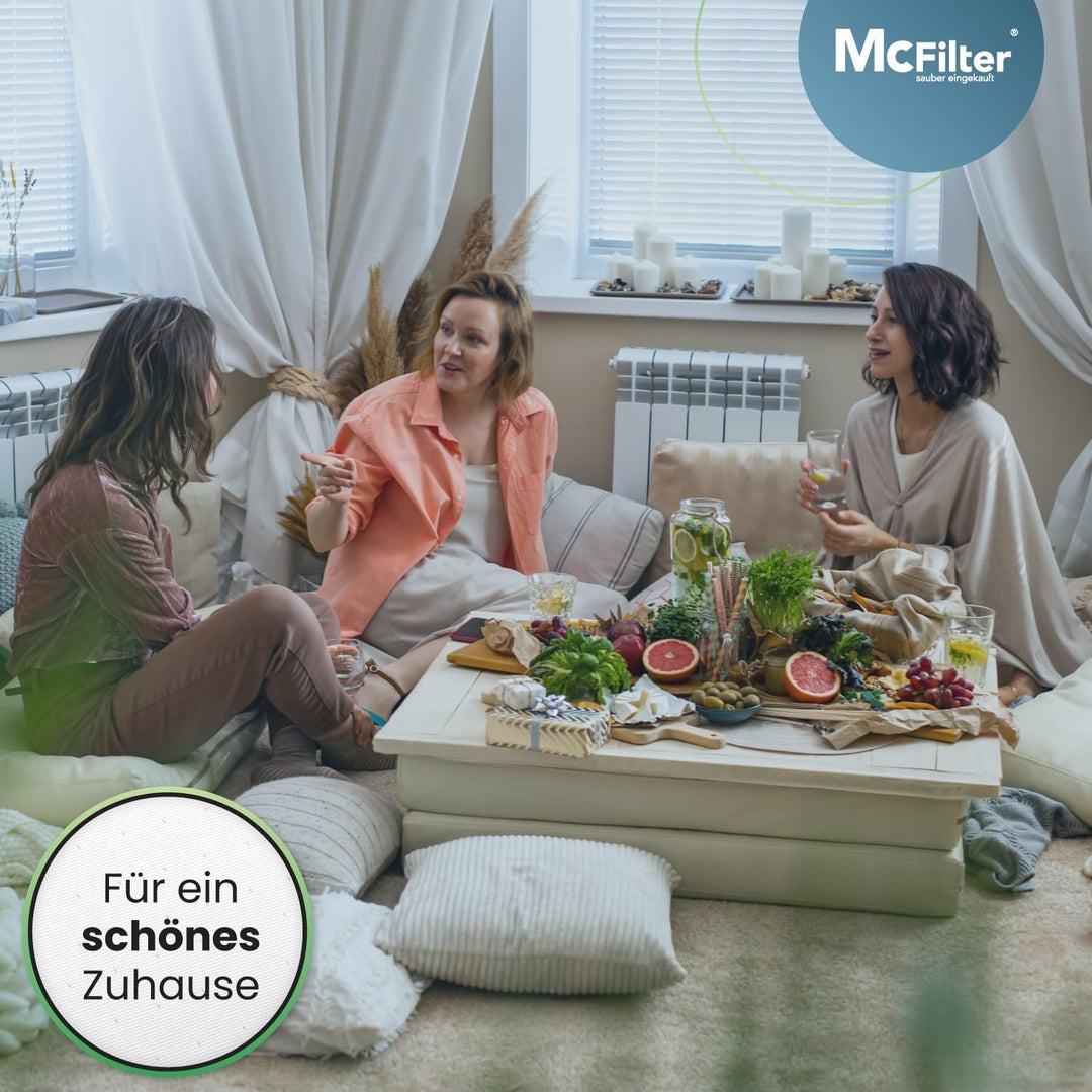 McFilter I 1 Hepafilter + 20 Staubsauberbeutel kompatibel mit Siemens Baureihen VS06 VSZ3 VSZ4 und B
