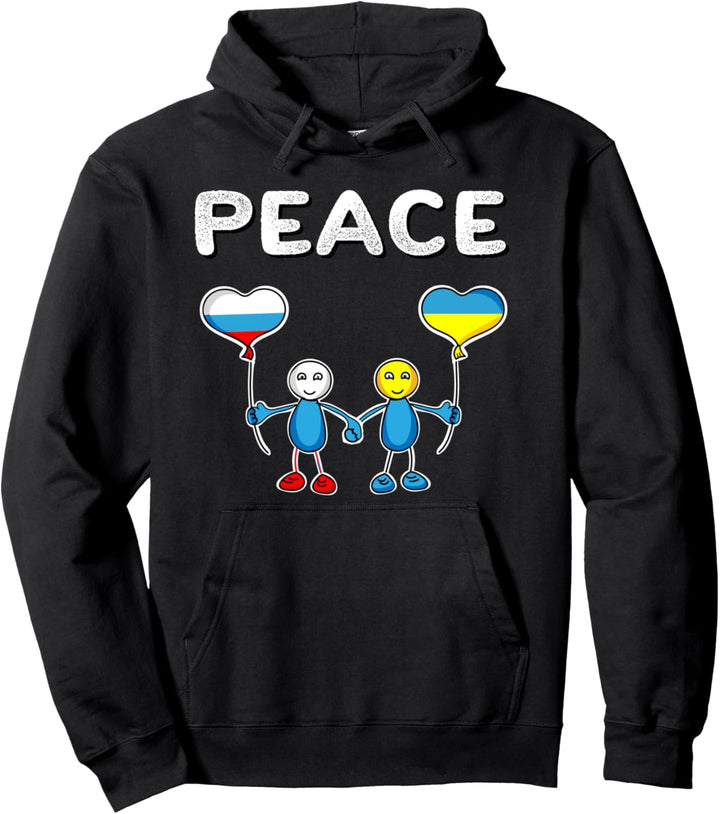 Frieden zwischen Russland und der Ukraine Pullover Hoodie