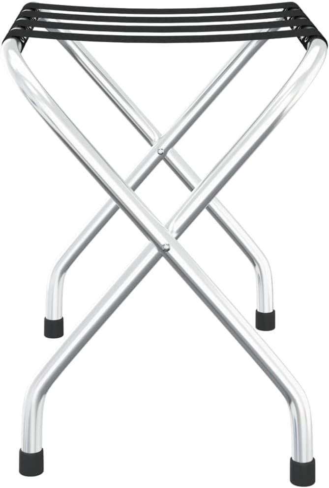 Gepäckablage aus Metall und Nylon 56x40x49 cm stabil klappbar faltbar für Hotel Gästezimmer Ferienwo