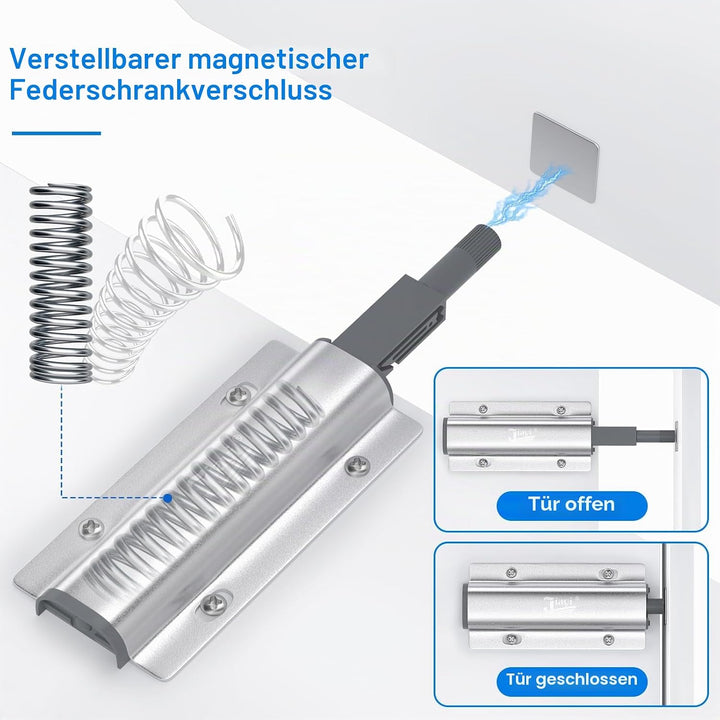 Drucktüröffner Schrank Push to Open Türöffner Jiayi 8 Stück Push Open Magnet Tip on Beschlag Schubla