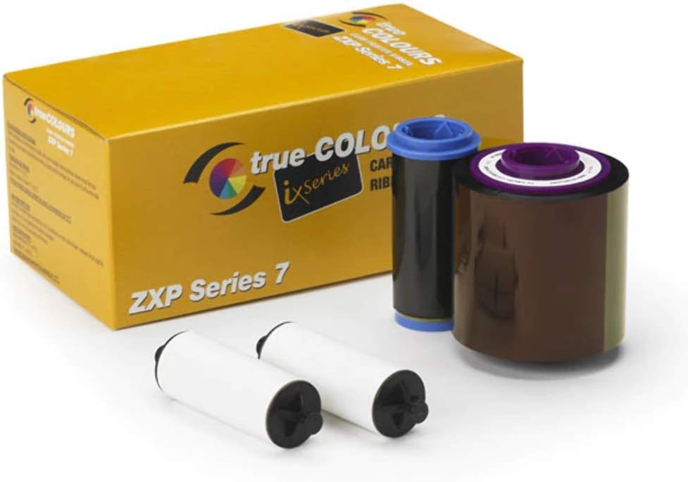Zebra Drucker-Monochrome Ribbon Black Farbband Matrixdrucker (Wärmeübertragung, Schwarz, ZXP Series